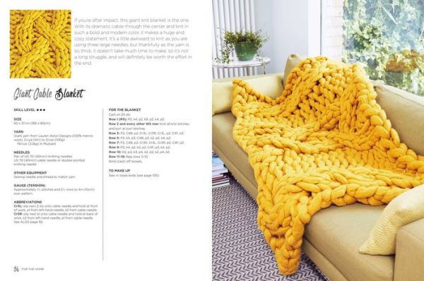 Chunky Knits: 35 projects to make: Stylish and quick designs made with super-size needles