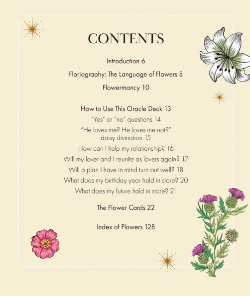 Spirits in Flowers Oracle Deck: Includes 52 cards and a 128-page illustrated book