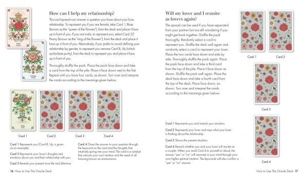 Spirits in Flowers Oracle Deck: Includes 52 cards and a 128-page illustrated book