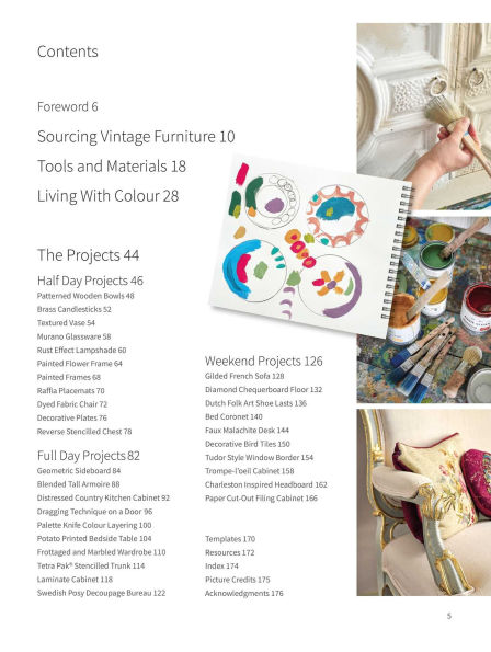 Annie Sloan Colorful Living: 30 creative upcycling paint projects for your home