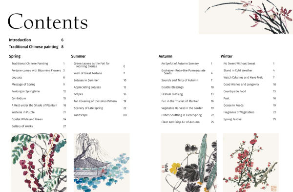Chinese Brush Painting through the Seasons