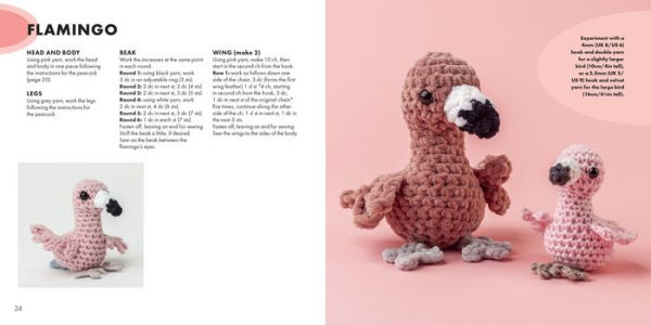 Mini Amigurumi Birds: 25 tiny flying creatures to crochet