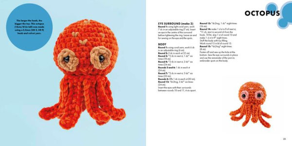 Mini Amigurumi Ocean: 26 tiny creatures to crochet