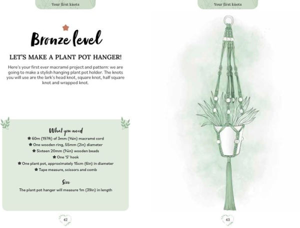 Pocket Book of Macrame: Mindful crafting for beginners