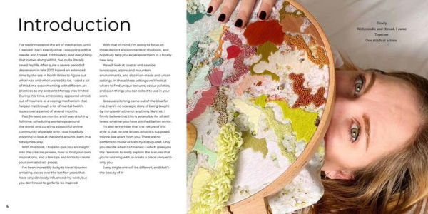 Abstract Embroidery: Slow stitching with texture, colour and creativity