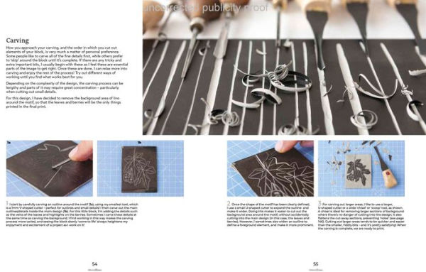 Nature Imprinted: A complete guide to lino printing, with 10 nature inspired designs