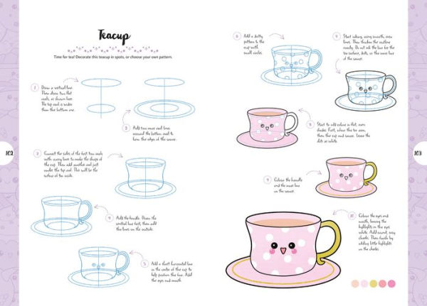 10 Step Drawing: Kawaii: Draw over 50 cute creations in 10 easy steps