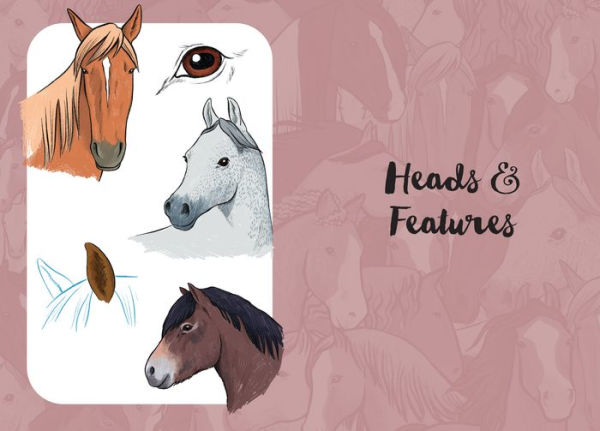 10 Step Drawing: Horses & Ponies: Draw over 50 horses and ponies in 10 easy steps