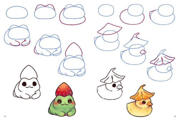 How to Draw Kawaii Creatures in Simple Steps