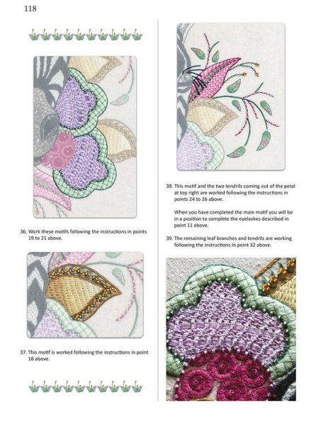 Books for crewel (jacobean) embroidery: fresh ideas and techniques!