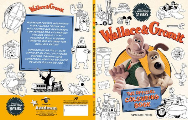 Wallace & Gromit - The Official Colouring Book