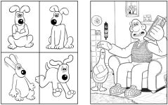 Alternative view 7 of Wallace & Gromit - The Official Colouring Book