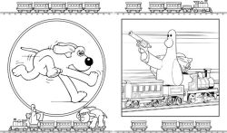 Alternative view 9 of Wallace & Gromit - The Official Colouring Book