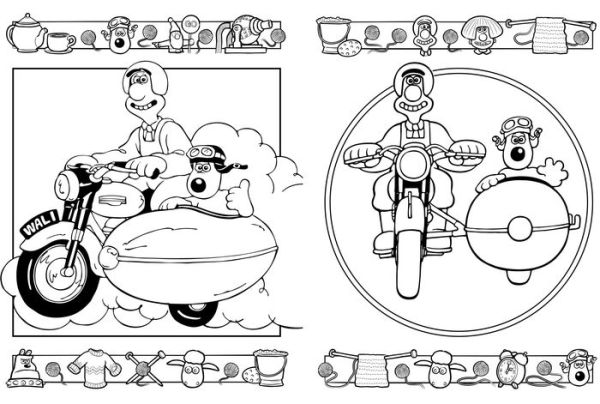 Wallace & Gromit - The Official Colouring Book