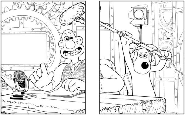 Wallace & Gromit - The Official Colouring Book