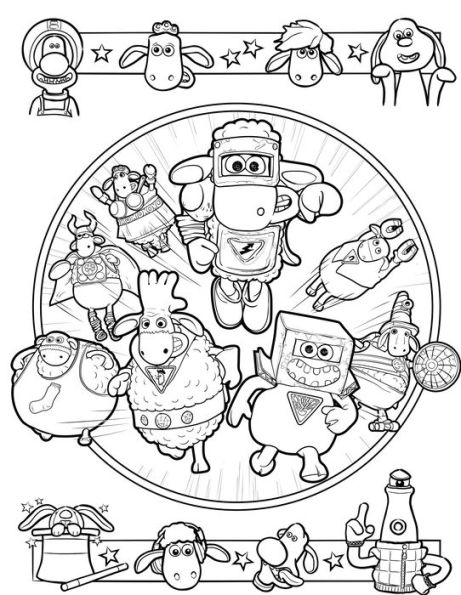 Shaun the Sheep - The Official Colouring Book