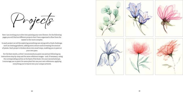 How to Paint Transparent Watercolour Flowers