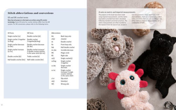 Crochet Furry Friends: 12 faux fur amigurumi animals to make
