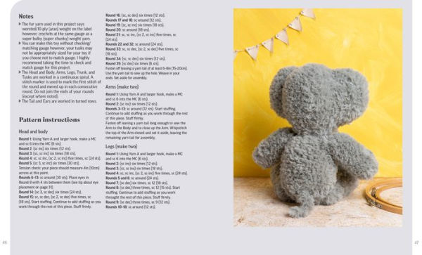 Crochet Furry Friends: 12 faux fur amigurumi animals to make