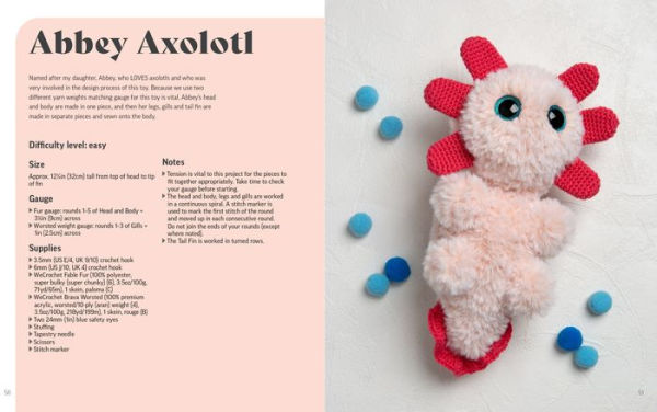 Crochet Furry Friends: 12 faux fur amigurumi animals to make