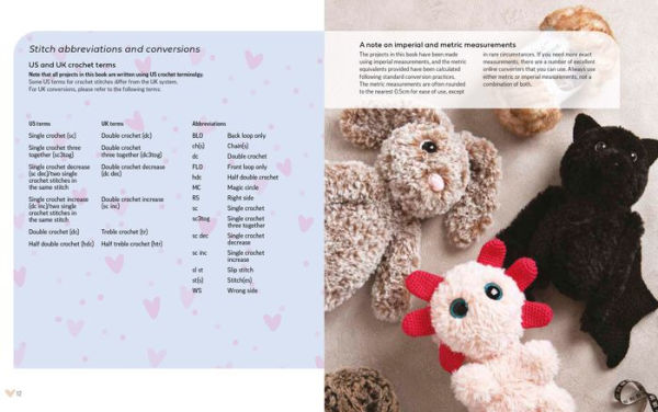 Crochet Furry Friends: 12 faux fur amigurumi animals to make