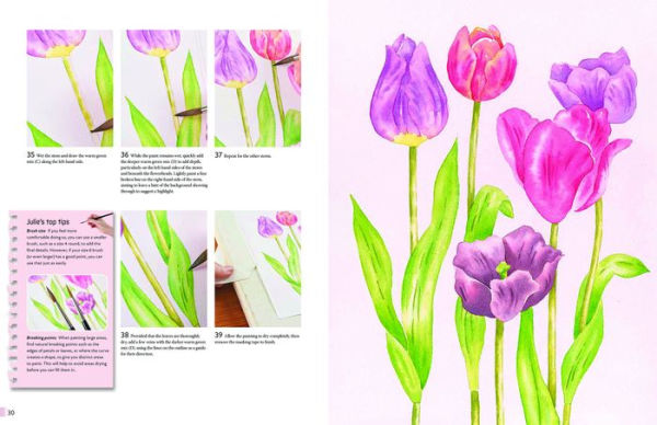 Anyone Can Paint Watercolour Flowers: 6 easy step-by-step projects to get you started