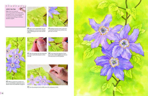 Anyone Can Paint Watercolour Flowers: 6 easy step-by-step projects to get you started