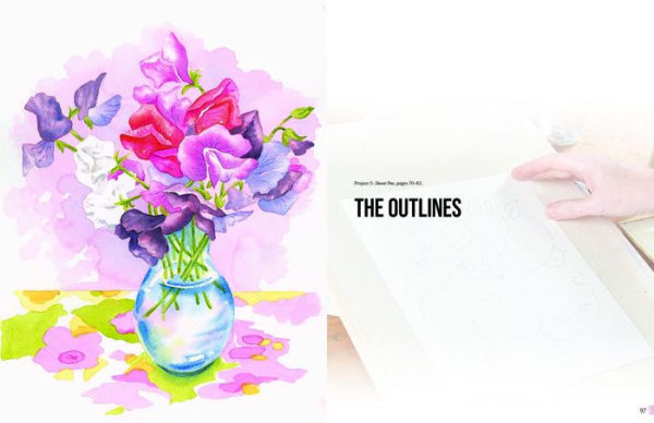 Anyone Can Paint Watercolour Flowers: 6 easy step-by-step projects to get you started