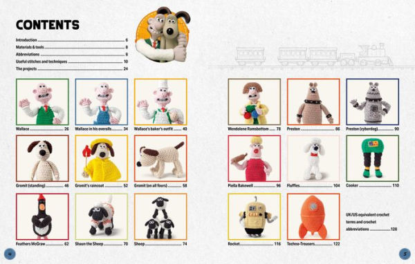 Wallace & Gromit: Cracking Crochet: Create 12 iconic characters in ami –  Needles & Hooks