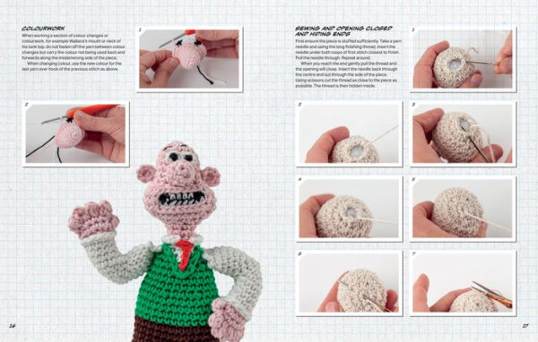 Wallace & Gromit: Cracking Crochet: Create 12 iconic characters in ami –  Needles & Hooks