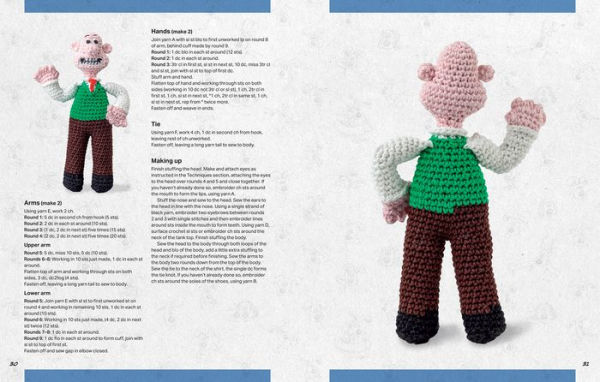Wallace & Gromit: Cracking Crochet: Create 12 iconic characters in ami –  Needles & Hooks