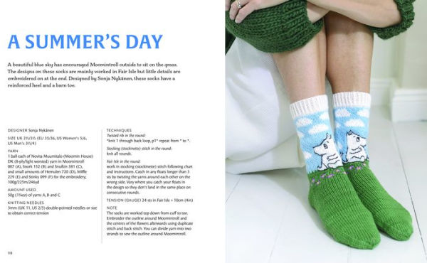 Knitted Moomin Socks: 29 original designs with charts