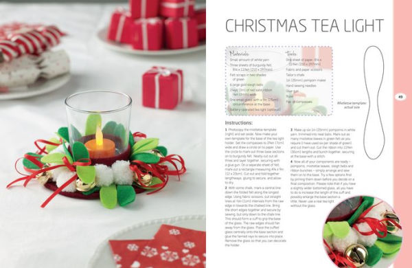 Quick and Easy Christmas Crafts: 100 little projects to make for the festive season