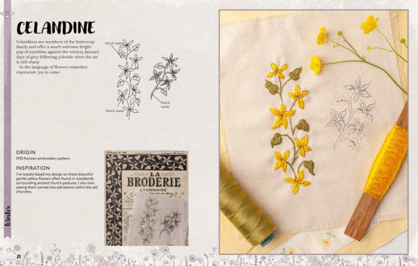 A Love of Cloth & Thread: Among the Wildflowers: Over 25 original embroidery designs with iron-on transfers