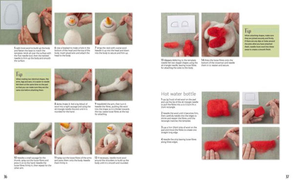 Needle Felting Christmas: Fun step-by-step holiday projects