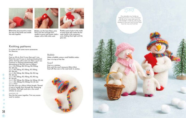 Needle Felting Christmas: Fun step-by-step holiday projects