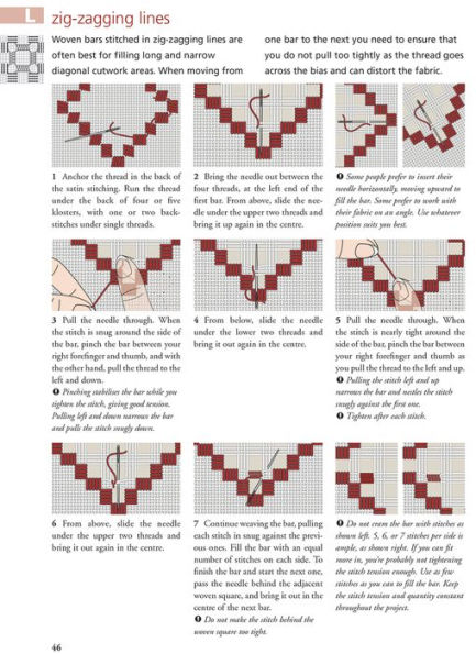 Hardanger Filling Stitches: A step-by-step handbook