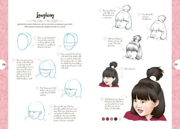 10 Step Drawing: Faces: Draw over 50 fabulous faces in 10 easy steps