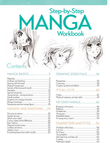 Step-by-Step Manga Workbook