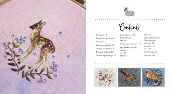 Needlepainted Woodland Animals: Exquisite embroidered art