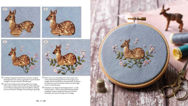 Needlepainted Woodland Animals: Exquisite embroidered art