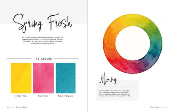 3-Color Watercolor: 30 easy projects to try using just 3 colors at a time!