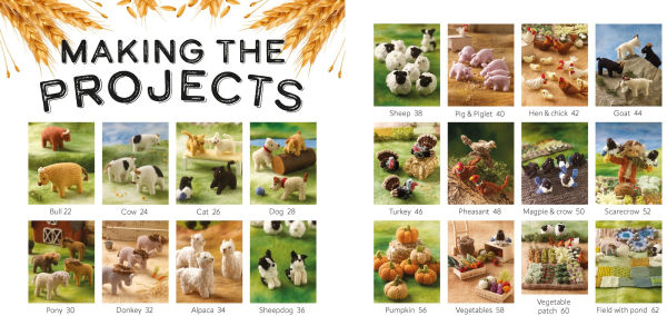 Knit a Mini Farmyard: 20 tiny patterns to knit