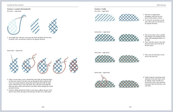 Crewelwork Then and Now: Exploring traditional designs and contemporary stitching