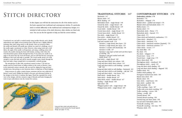 Crewelwork Then and Now: Exploring traditional designs and contemporary stitching