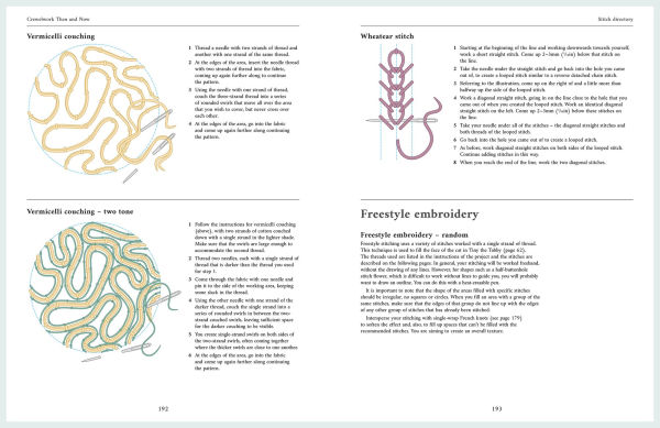 Crewelwork Then and Now: Exploring traditional designs and contemporary stitching