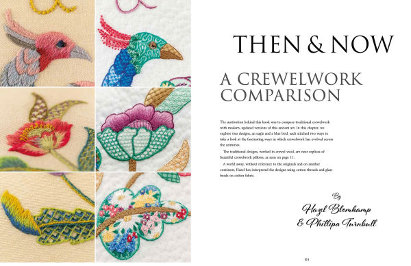 Crewelwork Then and Now: Exploring traditional designs and contemporary stitching