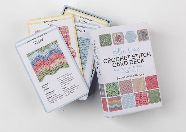 Bella Coco's Crochet Stitch Card Deck: A pocket stitch library in 52 cards