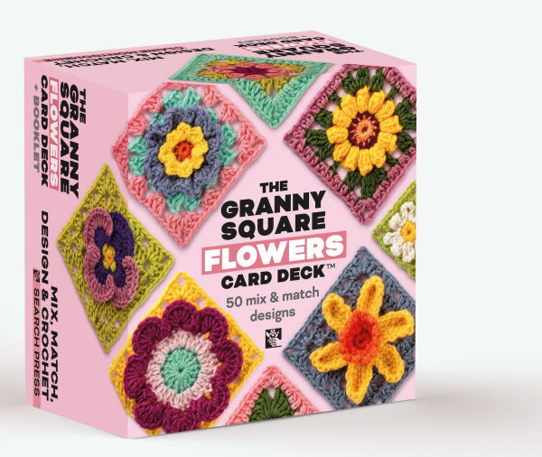 The Granny Square Flowers Card Deck: 50 Mix and Match Designs