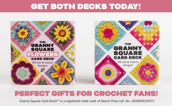 The Granny Square Flowers Card Deck: 50 Mix and Match Designs
